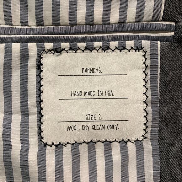 THOM BROWNE Size 40 Grey Tweed 3 button Sport Coat - Picture 6 of 7